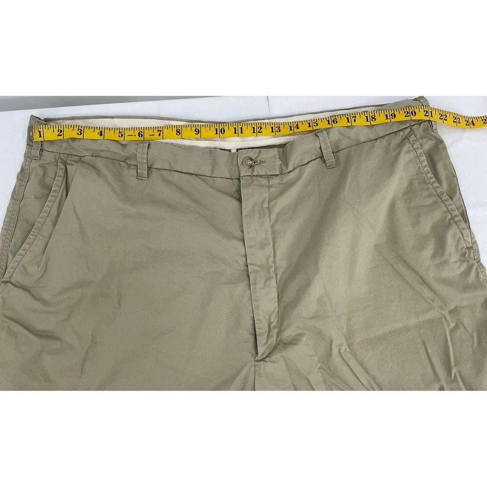 Polo Ralph Lauren Khaki Shorts‎ Flat Front Casual Classic Fit Size 44 #1261